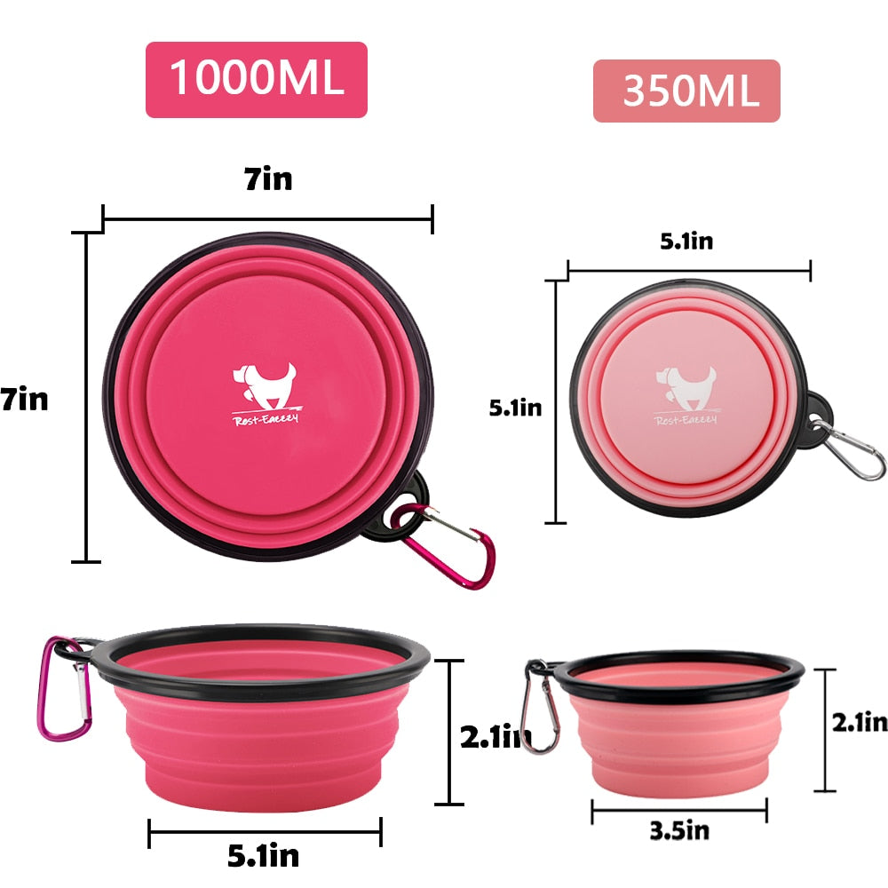 FurryBaby Collapsible Water Bowls