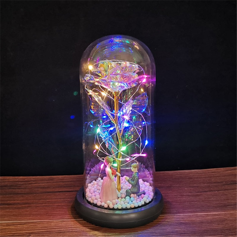 LED Enchanted Galaxy Rose