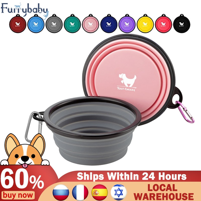 FurryBaby Collapsible Water Bowls